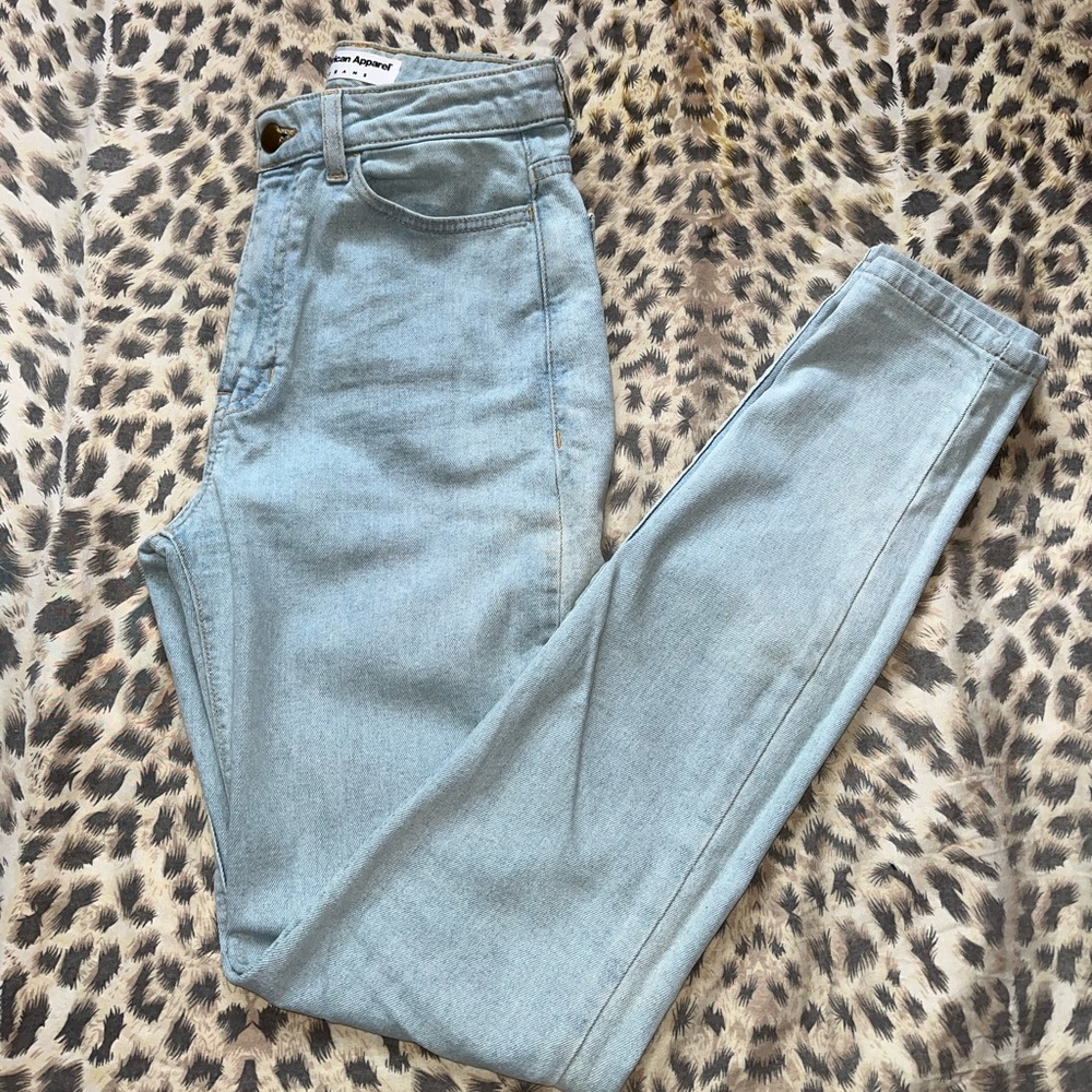 American apparel pencil jeans